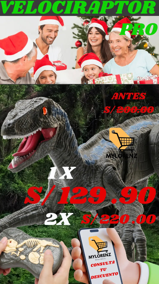 VELOCIRAPTOR PRO CON SENSOR DE MOVIMIENTOS