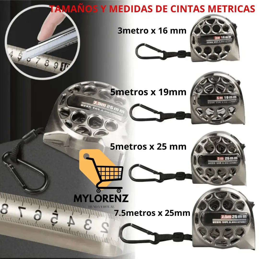 CINTA METRICA DE ACERO DE 7.5 METROS