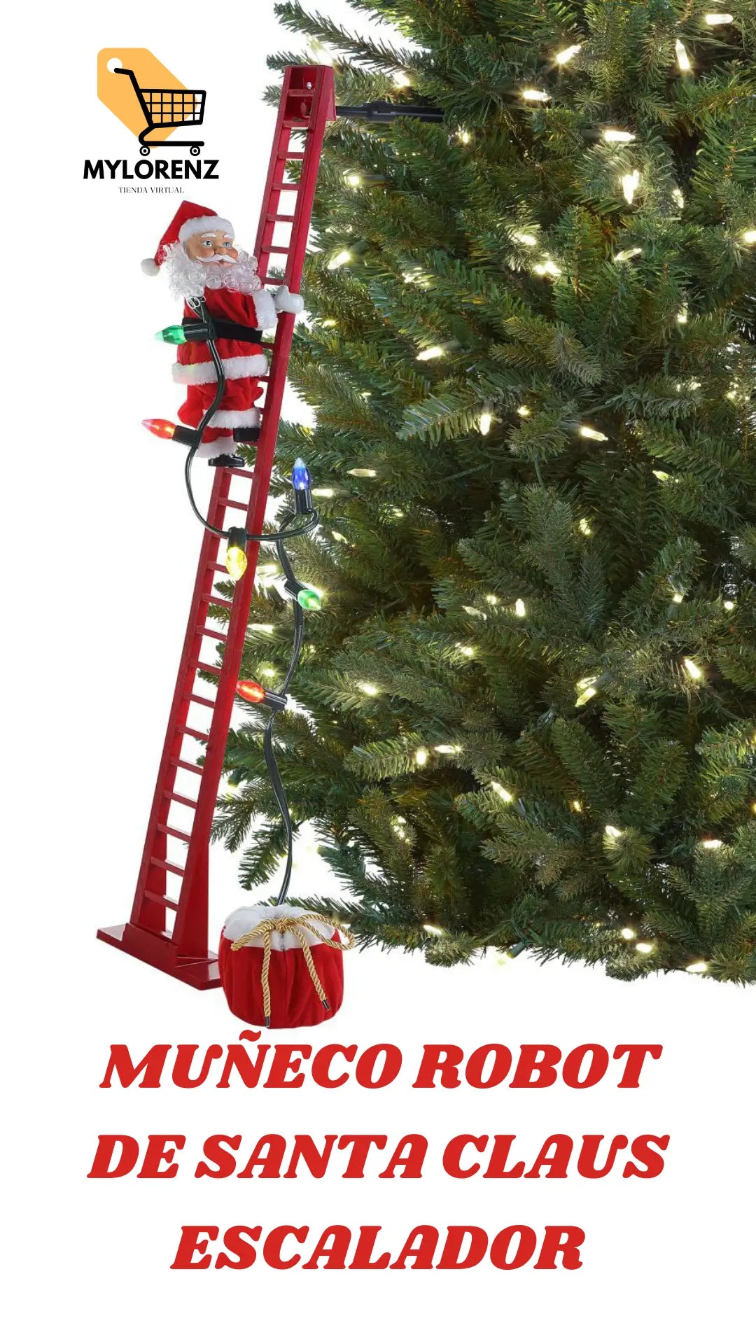 Papá Noel que Trepa y Toca Música SANTACLAUS