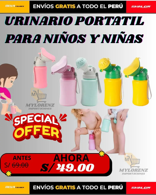 URINARIO PORTATIL TIPO TOMATODO