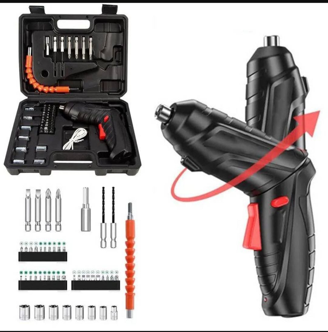 Destornillador Portatil 47 Pzas + Alargador Flexible 🧰