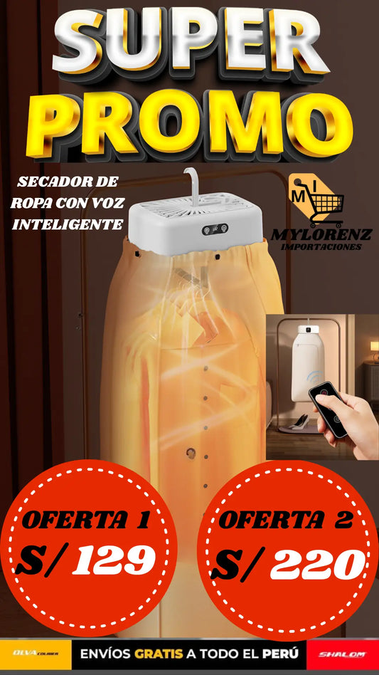 SECADORA DE ROPA INTELIGENTE