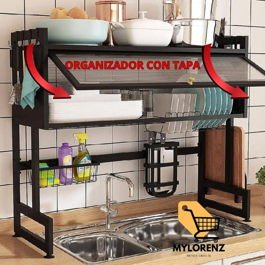 Escurridor Multifuncional Cocina con Tapa