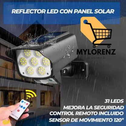 Reflector solar LED con sensor de Movimiento