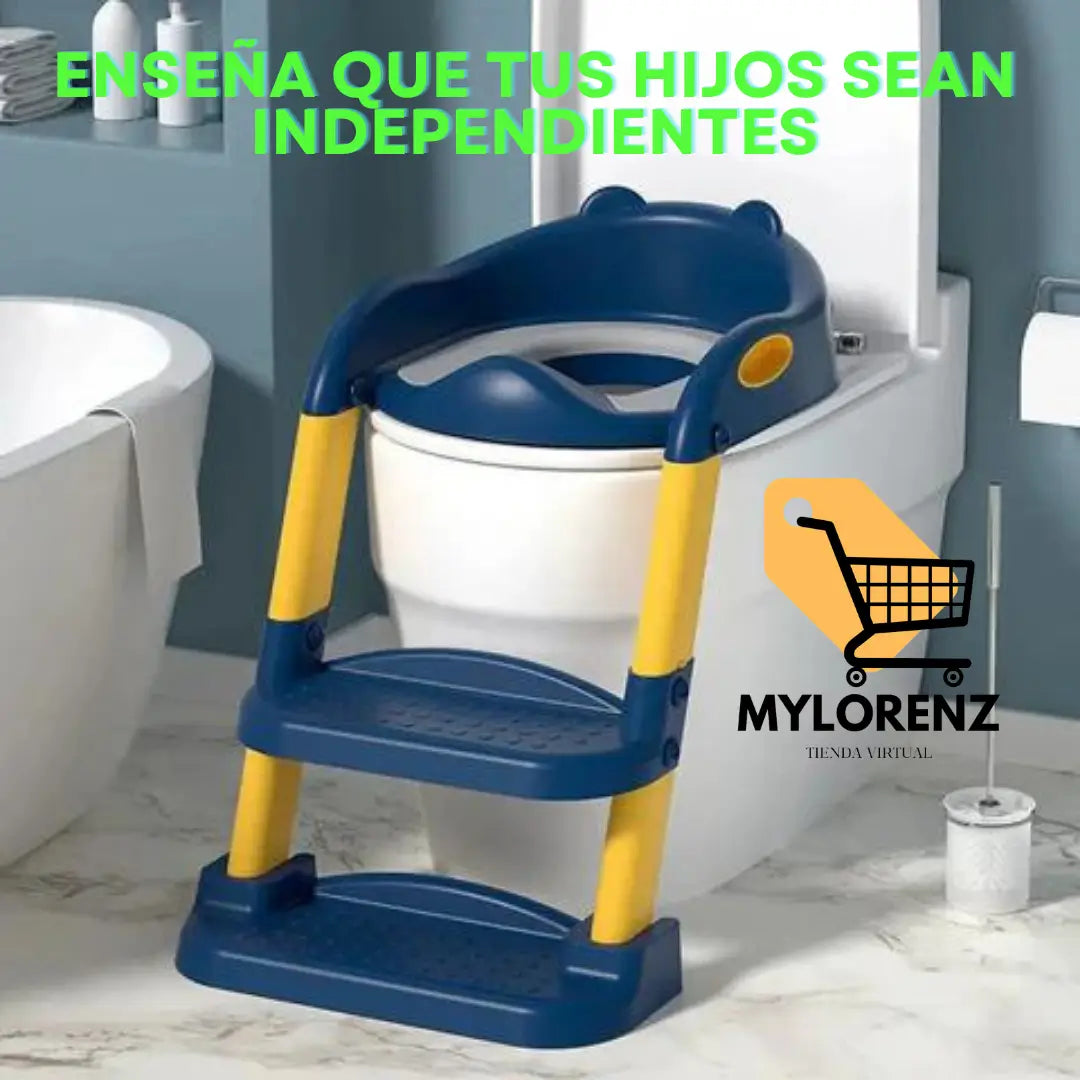 INODORO ESTILO ESCALERA PARA NIÑOS