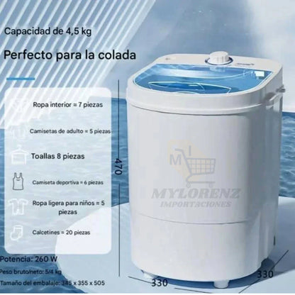 🌀 Mini Lavadora Portátil Multifuncional