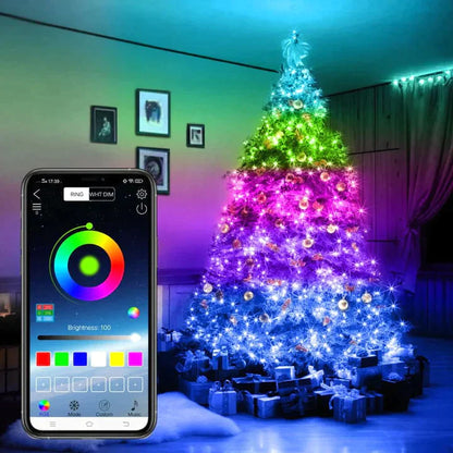 Luces Navideñas Inteligentes LED RGB  🎁 (50% Descuento x Lanzamiento)🔥